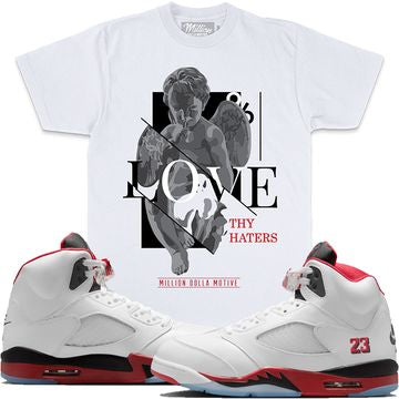 MILLION DOLLA MOTIVE / LOVE THY HATERS T-SHIRT (WHITE)