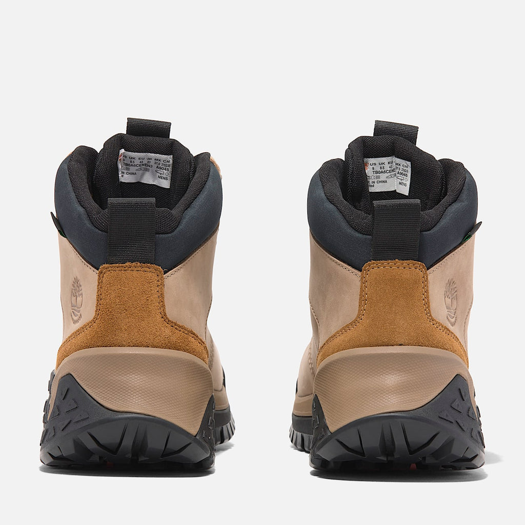 TIMBERLAND MOTION SCRAMBLE MID LACE-UP WATERPROOF HIKING BOOT (BEIGE NUBUCK) TB0A6CENEN3