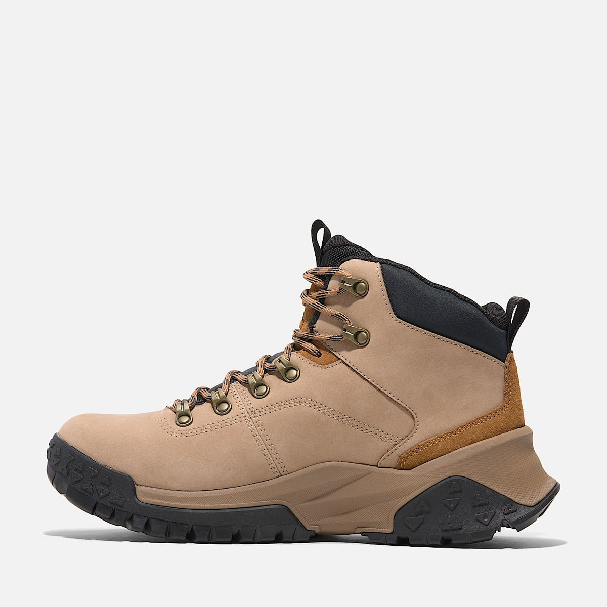 TIMBERLAND MOTION SCRAMBLE MID LACE-UP WATERPROOF HIKING BOOT (BEIGE NUBUCK) TB0A6CENEN3