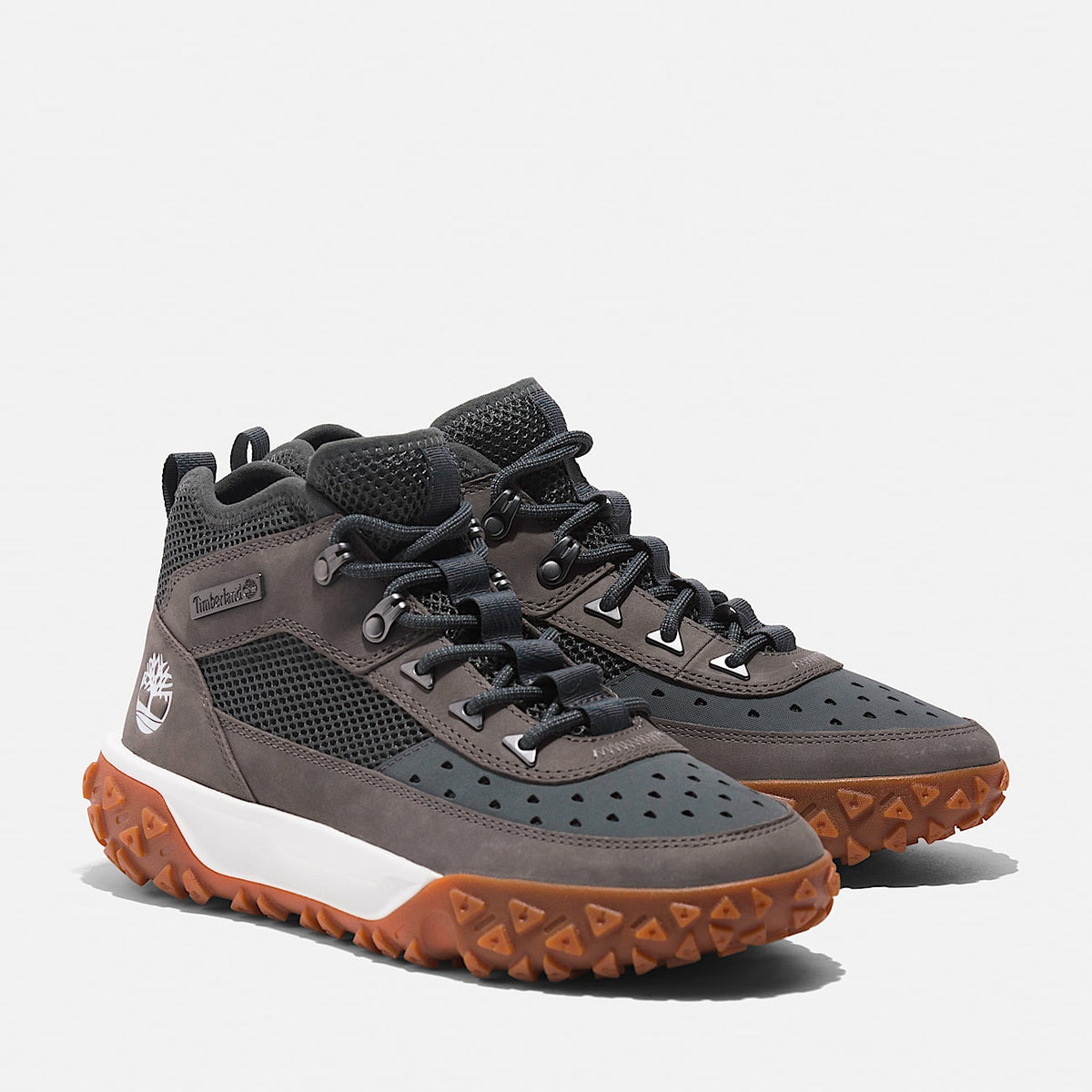 TIMBERLAND GREENSTRIDE MOTION 6 MID LACE-UP SNEAKER (MEDIUM GREY) TB0A6A98Y55