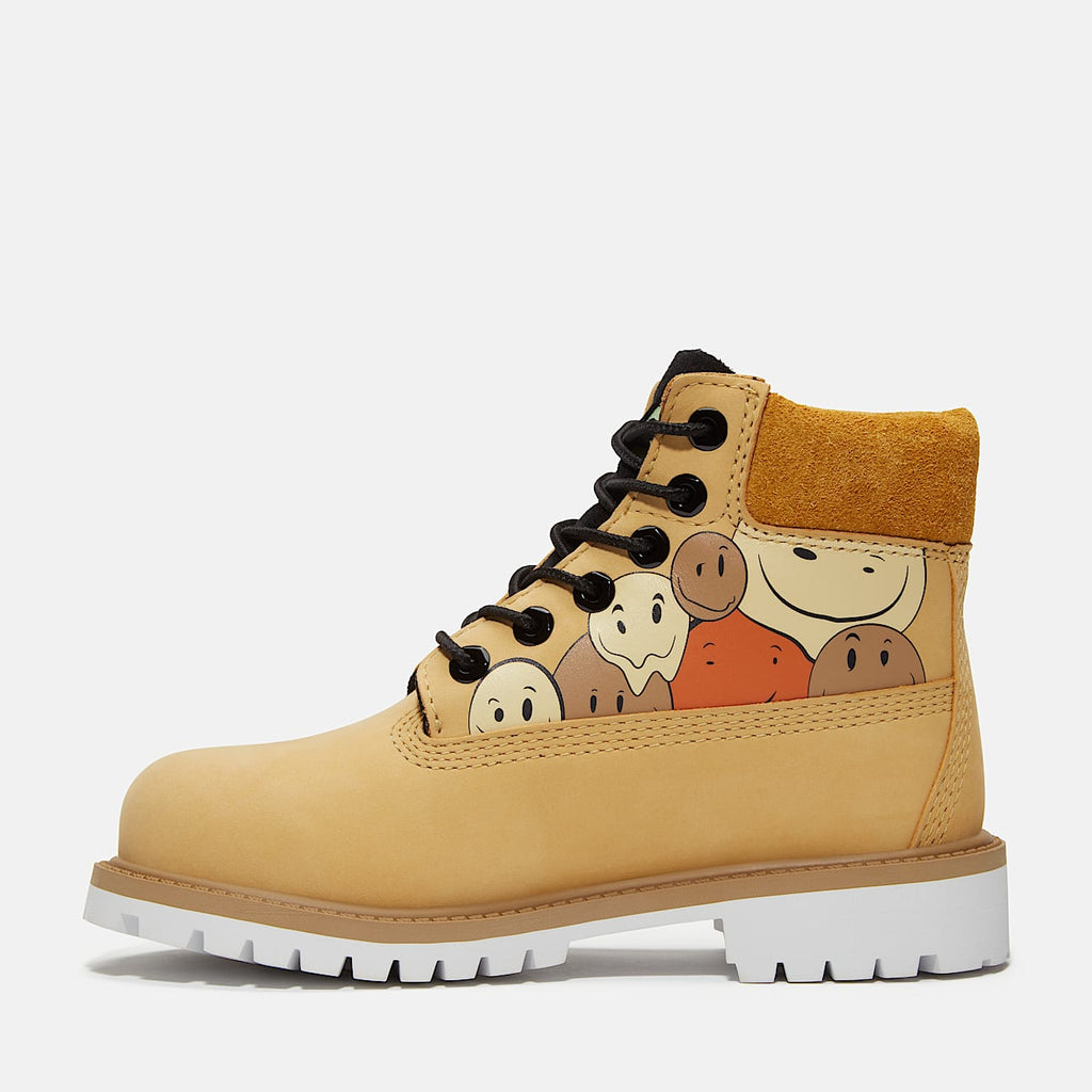 TIMBERLAND JUNIOR "SHADES OF HAPPINESS" PREMIUM 6-INCH WATERPROOF BOOT TB0A6BETEXM