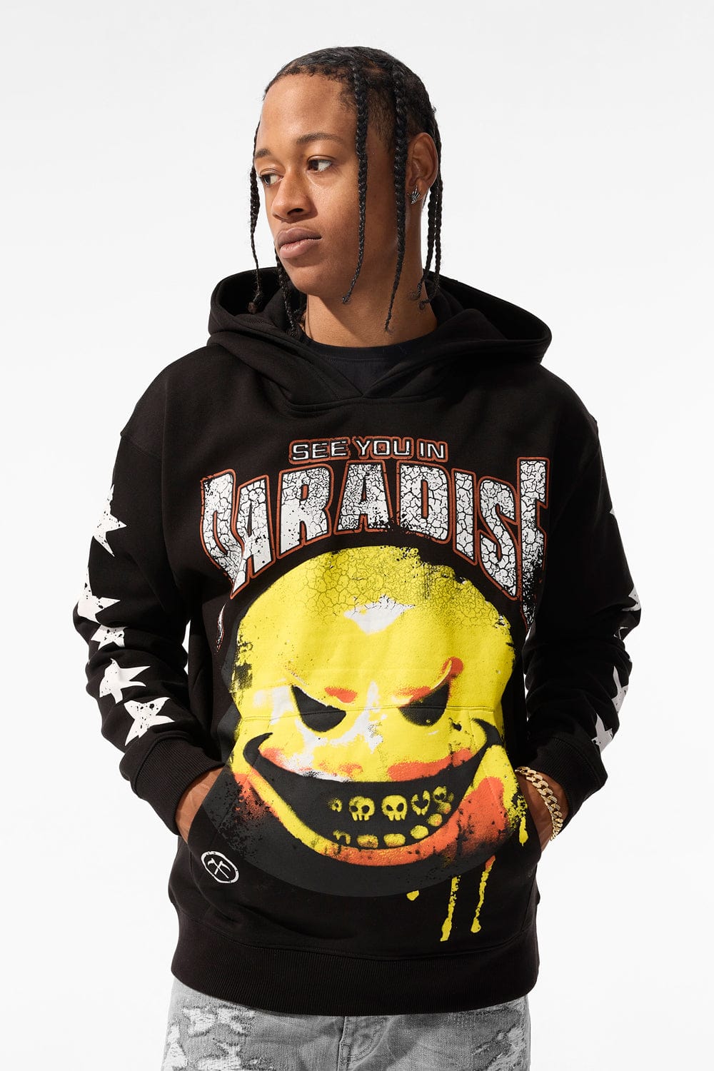 JORDAN CRAIG / BAD INTENTIONS PULLOVER HOODIE (BLACK)