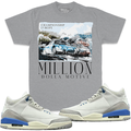 MILLION DOLLA MOTIVE / EUROPE CHAMPIONSHIP RACING T-SHIRT (HEATHER GREY)