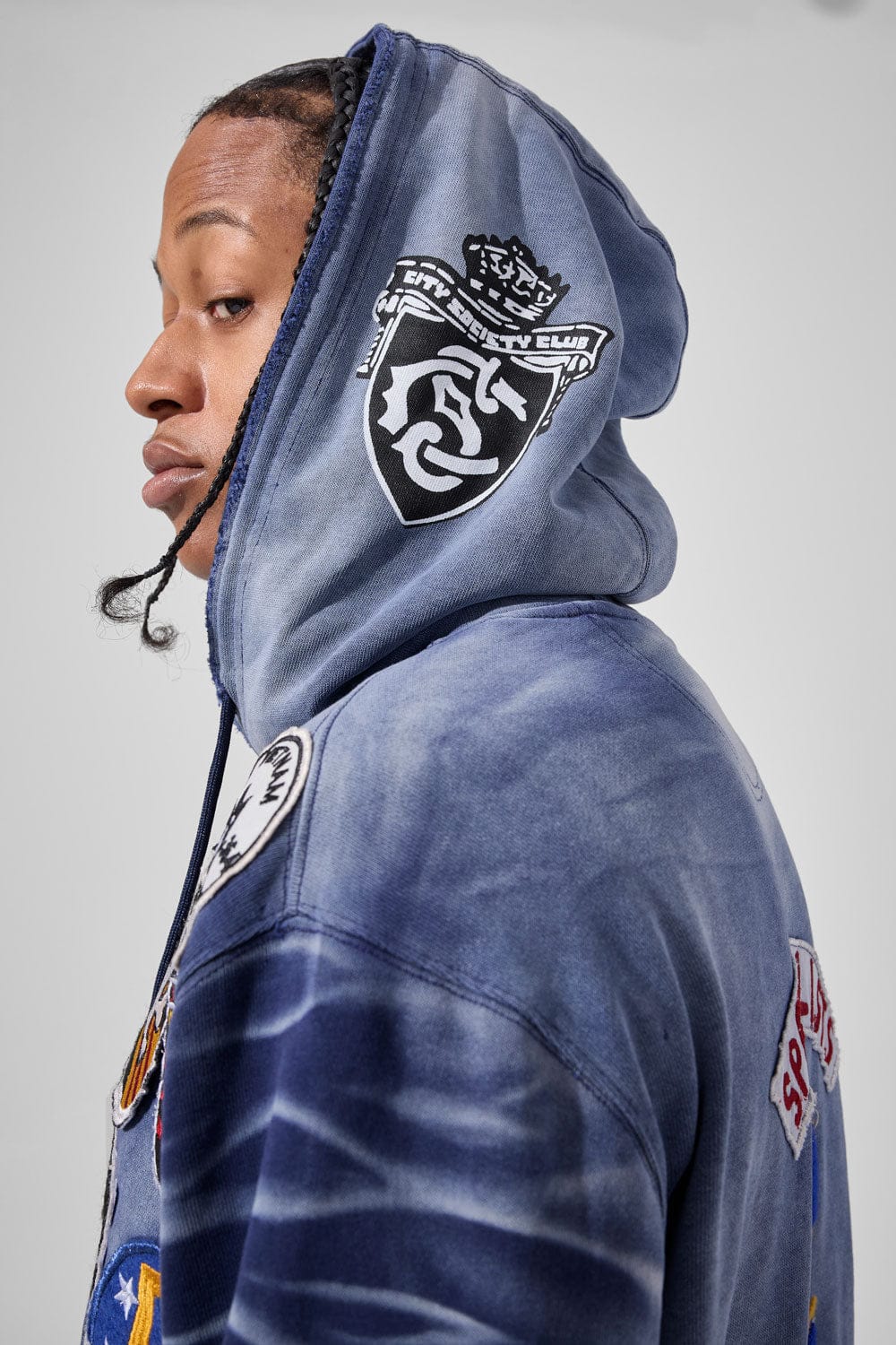 JORDAN CRAIG / WAR ANGEL PULLOVER HOODIE (NAVY)