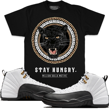 MILLION DOLLA MOTIVE / STAY HUNGRY PANTHER T-SHIRT (BLACK)