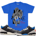 MILLION DOLLA MOTIVE / LOVE MY HATERS T-SHIRT (ROYAL BLUE)