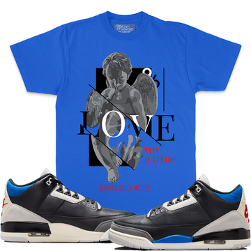 MILLION DOLLA MOTIVE / LOVE MY HATERS T-SHIRT (ROYAL BLUE)