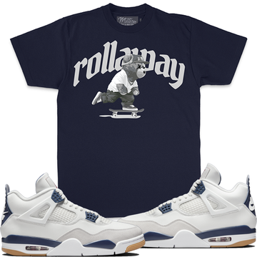 MILLION DOLLA MOTIVE / ROLLAWAY TEDDY T-SHIRT (NAVY)