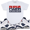 MILLION DOLLA MOTIVE / PUSHA T-SHIRT (WHITE)