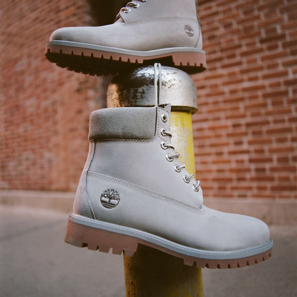 TIMBERLAND HERITAGE 6 INCH WATERPROOF BOOT (MEDIUM GREYOUT NUBUCK) TB0A5RNWAML