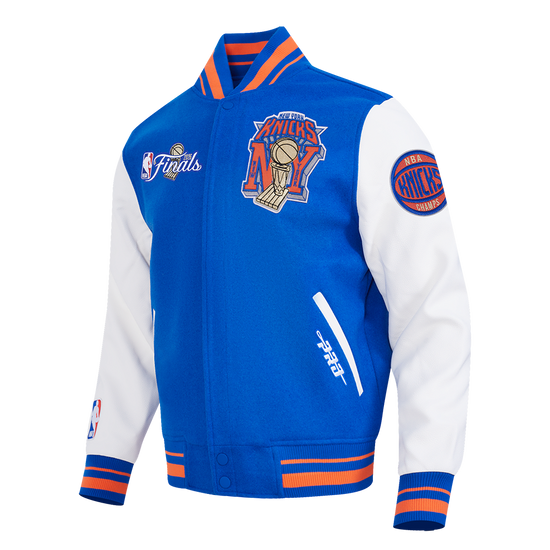 PRO STANDARD NBA NEW YORK KNICKS MEN'S VARSITY JACKET BNK6517783