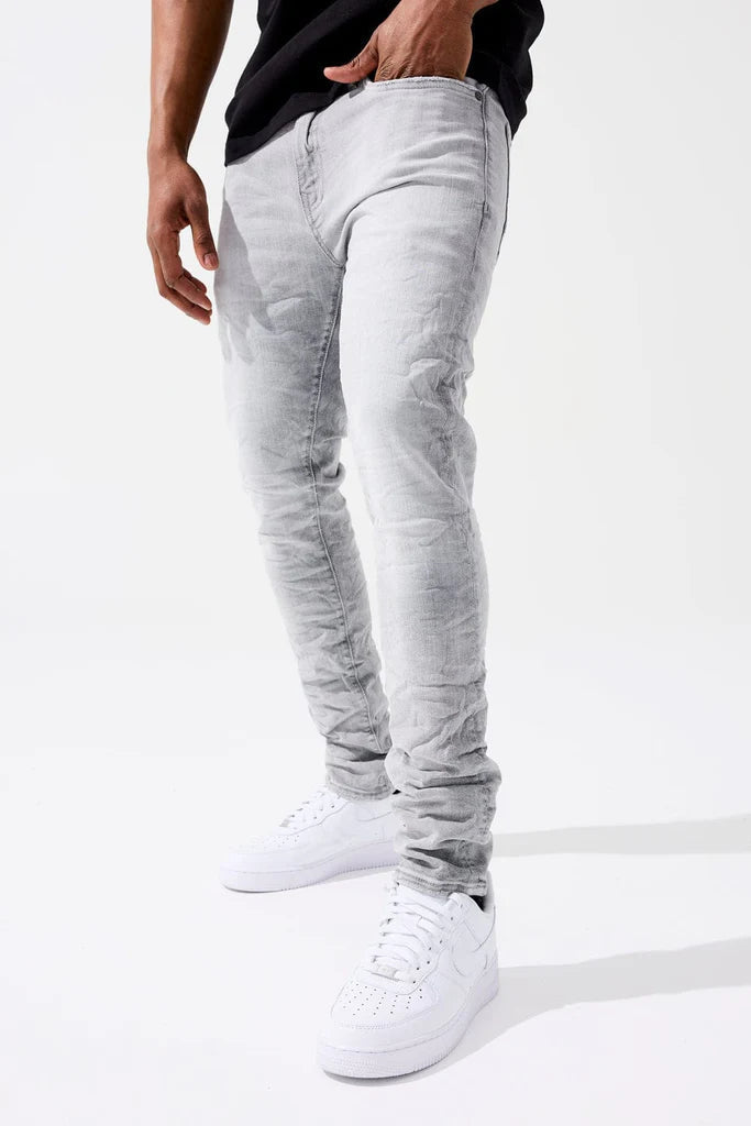 JORDAN CRAIG ROSS - ACE CRINKLED DENIM (ARCTIC GREY) JR1096