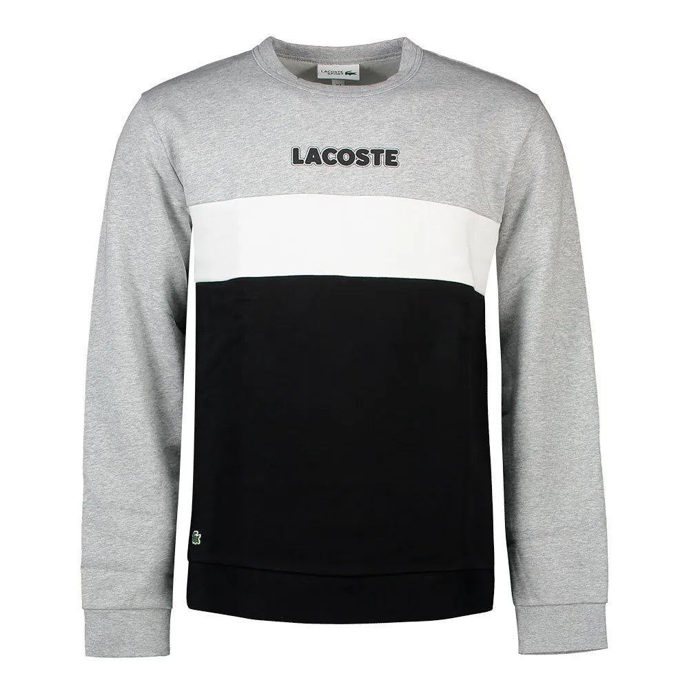 LACOSTE / SPORT COLORBLOCK SWEATSHIRT GREY