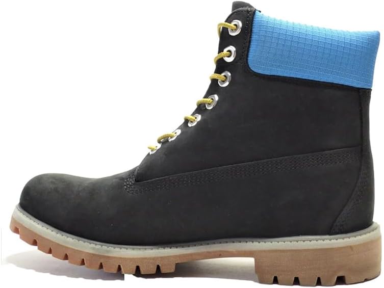 TIMBERLAND 6 INCH PREMIUM WATERPROOF BOOT (BLACK/BLUE) TB0A5NYZ001