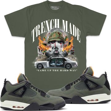 MILLION DOLLA MOTIVE TRENCH MADE SOLDIER TEE (OLIVE)