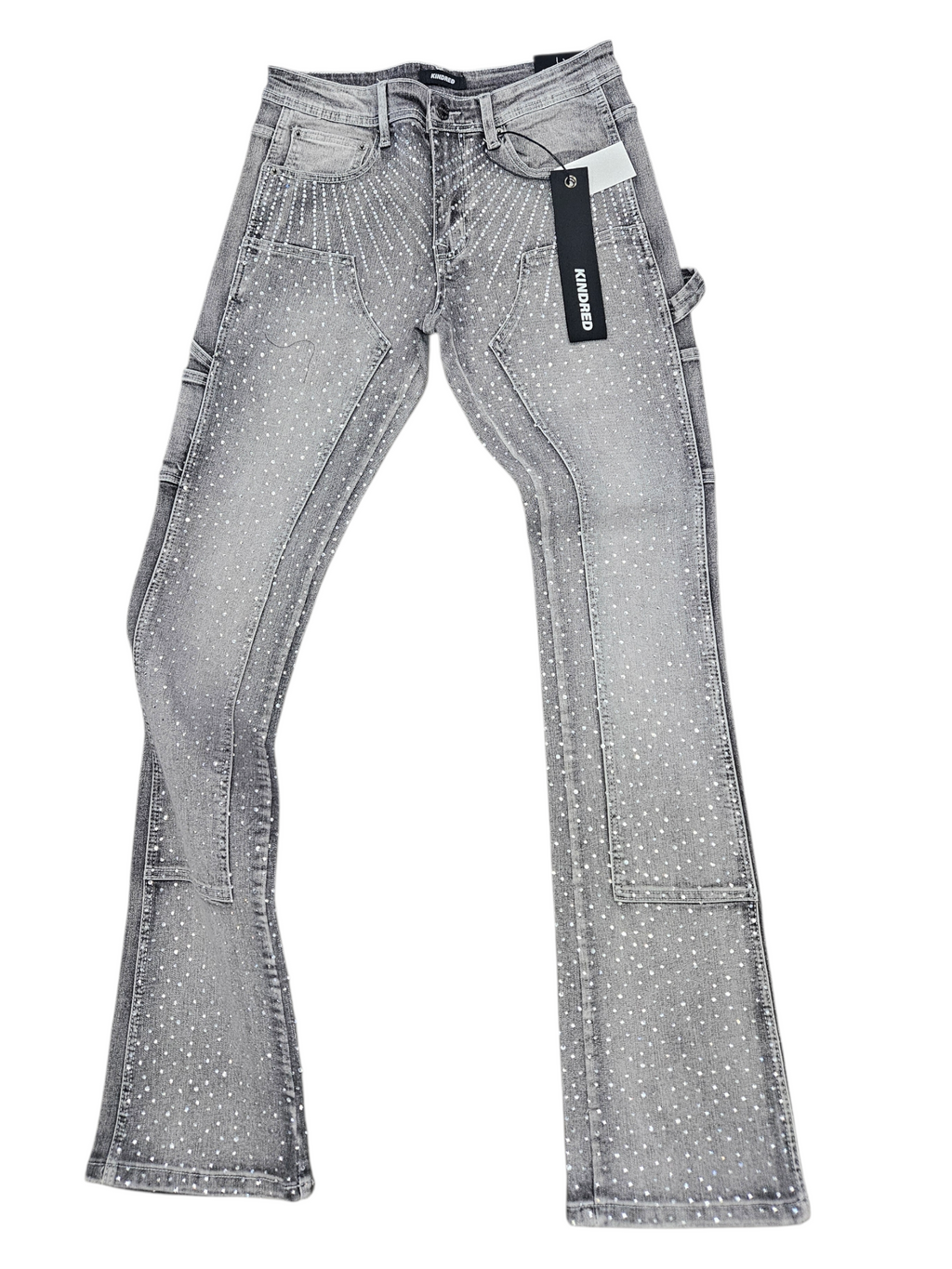 Kindred Stacked Diamond Jean (Grey) KD 221 3P