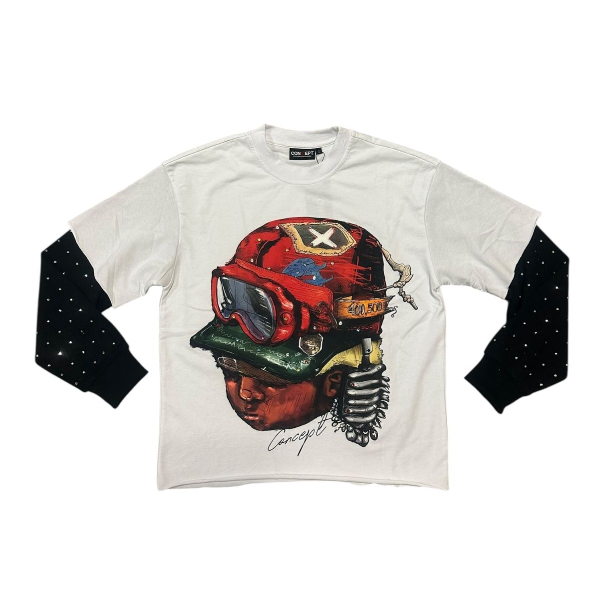 CONCEPT / CAPTAIN LS TEE (WHITE)