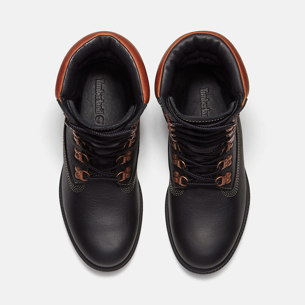 Timberland® Heritage Waterproof Super Boot (Black Full Grain/ Rust) TB0A2QECAME