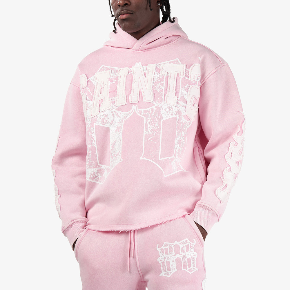 COPPER RIVET PINK SAINTS PULL-OVER HOODIE (PINK) 631017
