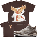 MILLION DOLLA MOTIVE BE OF GOD TEE (BROWN)
