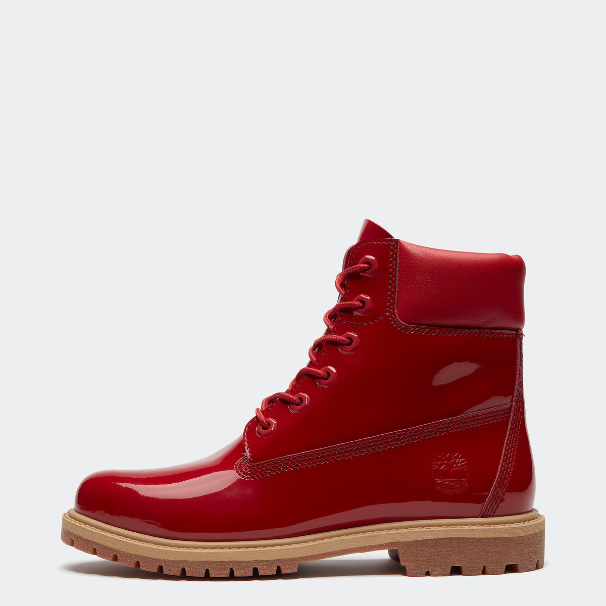 Women's Timberland Patent Leather Premium 6-Inch (Red)TB0A43F8A5G070