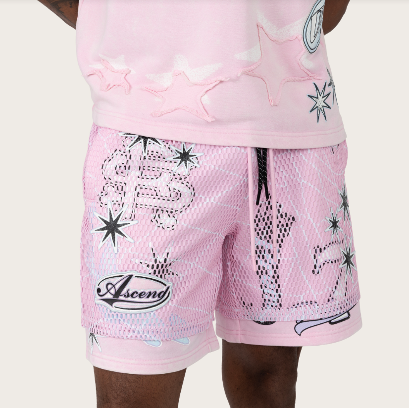 SMOKE RISE ASCEND 2-FER SHORT (FS26S455) Pink
