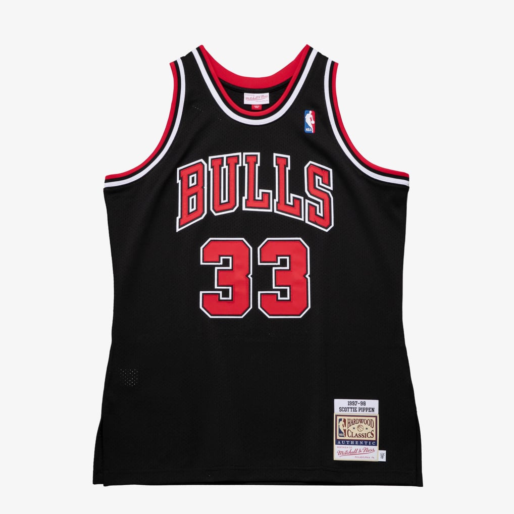 MITCHELL&NESS Scottie Pippen Chicago Bulls 1997-98 Black Authentic Jersey