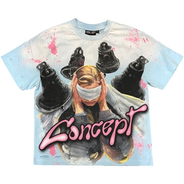 CONCEPT SLLENCE TEE (BLUE WASH) CSTEE_16
