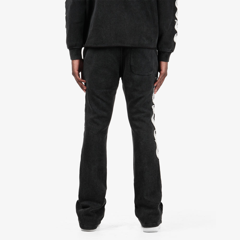 COPPER RIVET BLACK SAINTS FLAME PANTS (BLACK) 631517