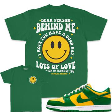 MILLION DOLLA MOTIVE DEAR PERSON BEHIND ME TEE (KELLY GREEN)