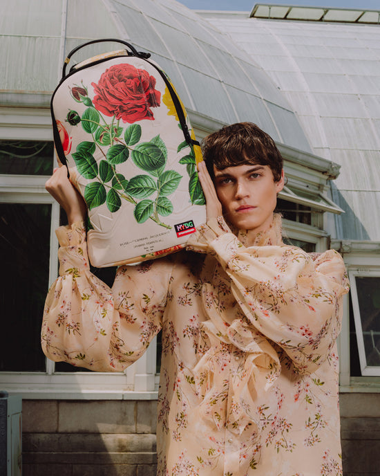 SPRAYGROUND NEW YORK BOTANICAL GARDEN COLLAB - ROSE GARDEN BACKPACK B9198