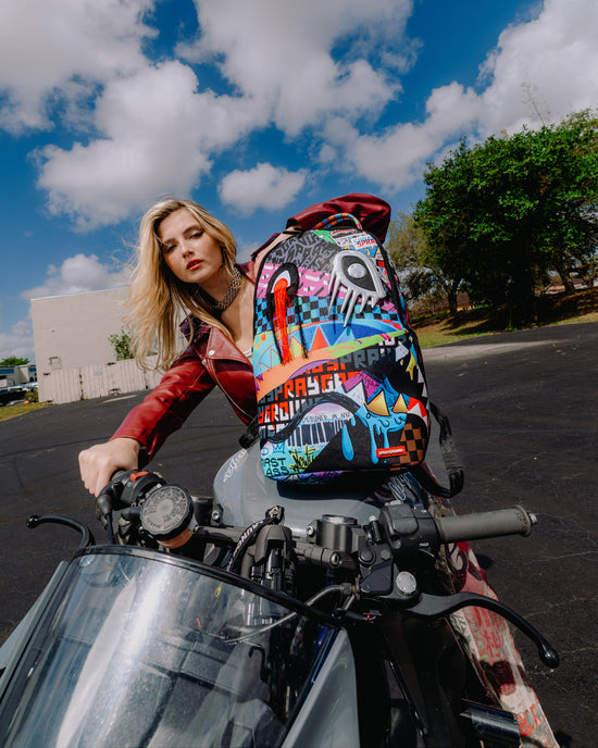SPRAYGROUND MOOD MODE 6 REMOVABLE VELCRO EYES BACKPACK B9281