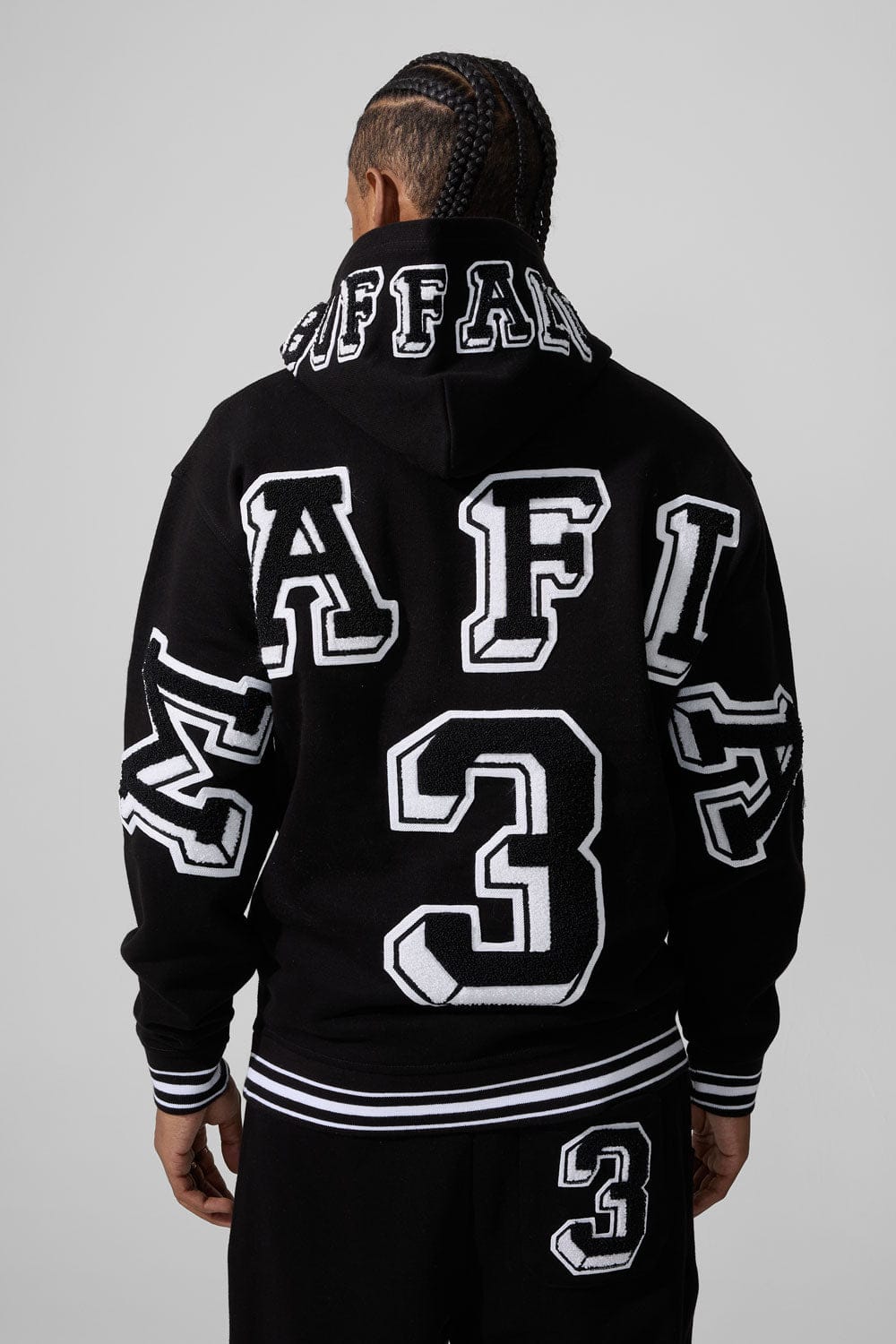 Jordan Craig Buffalo Mafia Pullover Hoodie Black (8805H)