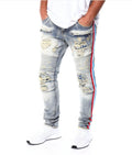 PREME MOTO DENIM (MALE INDIGO) PR-WB-258