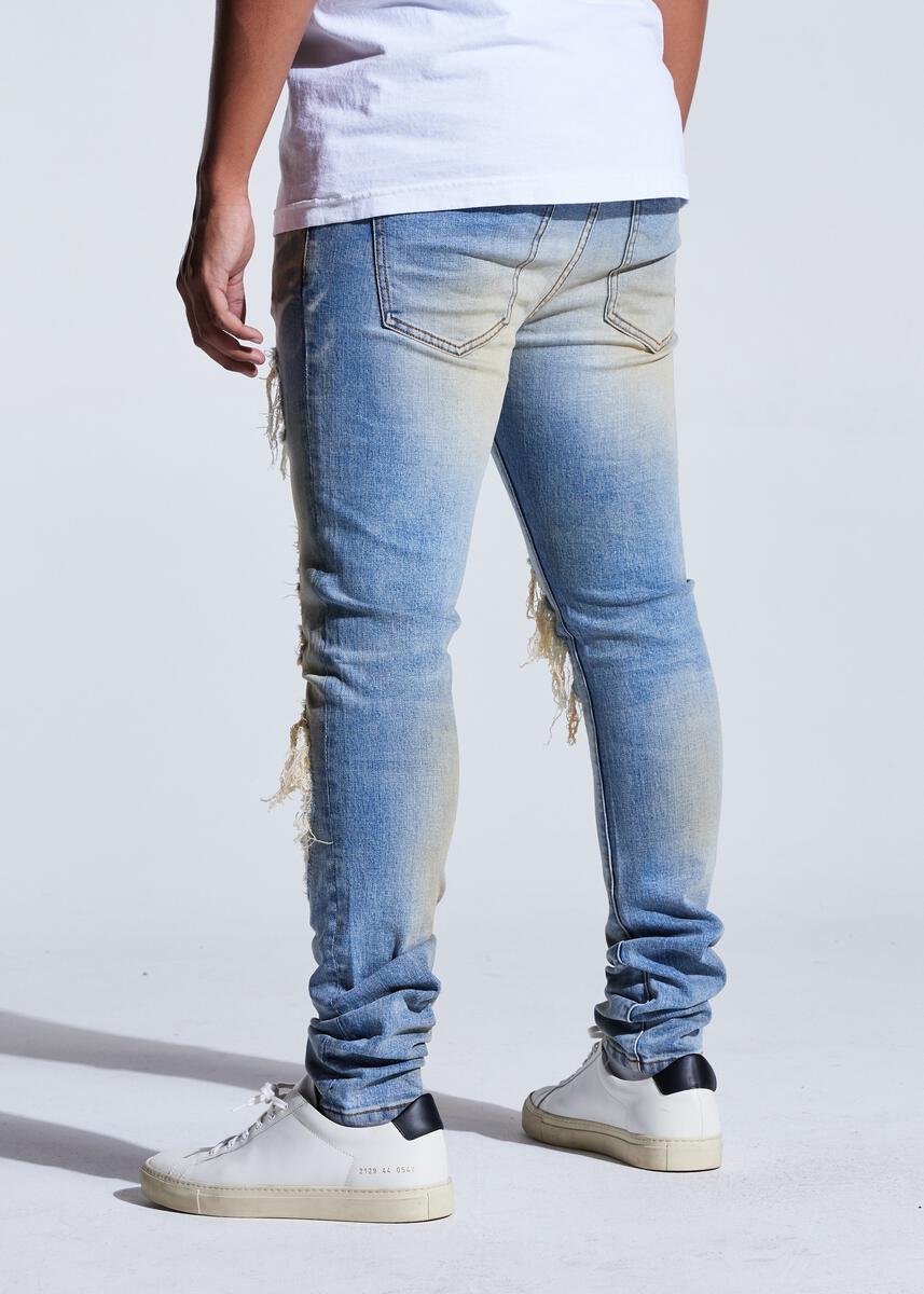 EMBELLISH EUPHORIA RIP & REPAIR DENIM (BLUE SAND) EMBSP221-117