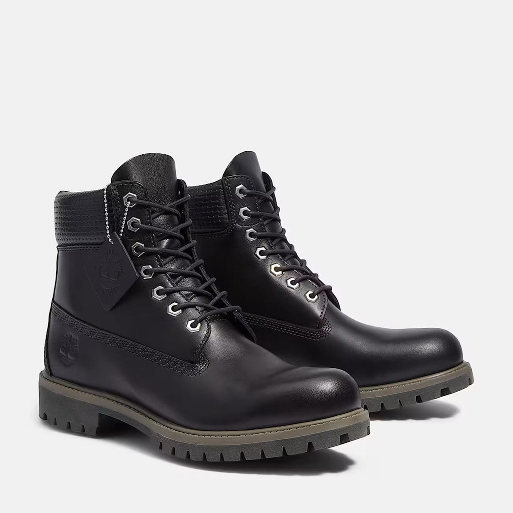 TIMBERLAND PREMIUM 6 INCH WATERPROOF BOOT (BLACK FULL GRAIN) TB0A2P6WA3L