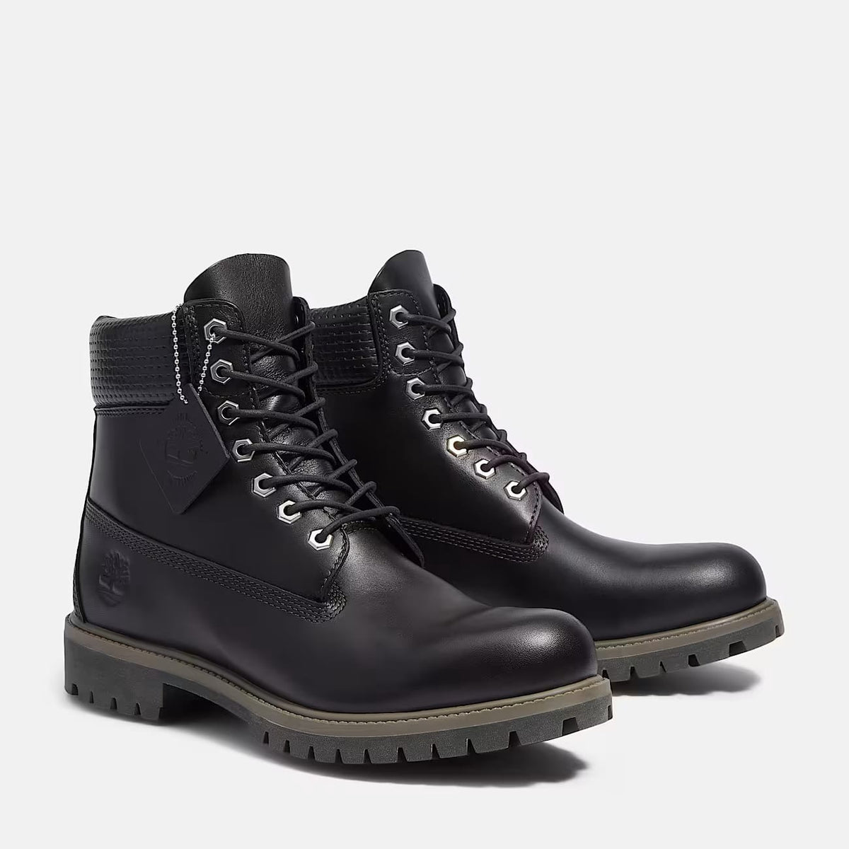 TIMBERLAND PREMIUM 6 INCH WATERPROOF BOOT (BLACK FULL GRAIN) TB0A2P6WA3L