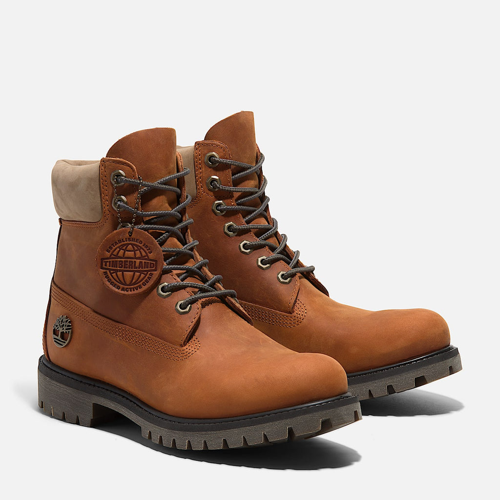 Timberland® Premium 6-Inch Waterproof Boot (Orange Full Grain)TB0A2P6WEJD
