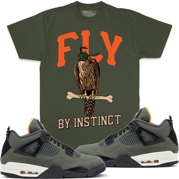 MILLION DOLLA MOTIVE FLY BY INSTINCTS TEE (OLIVE)