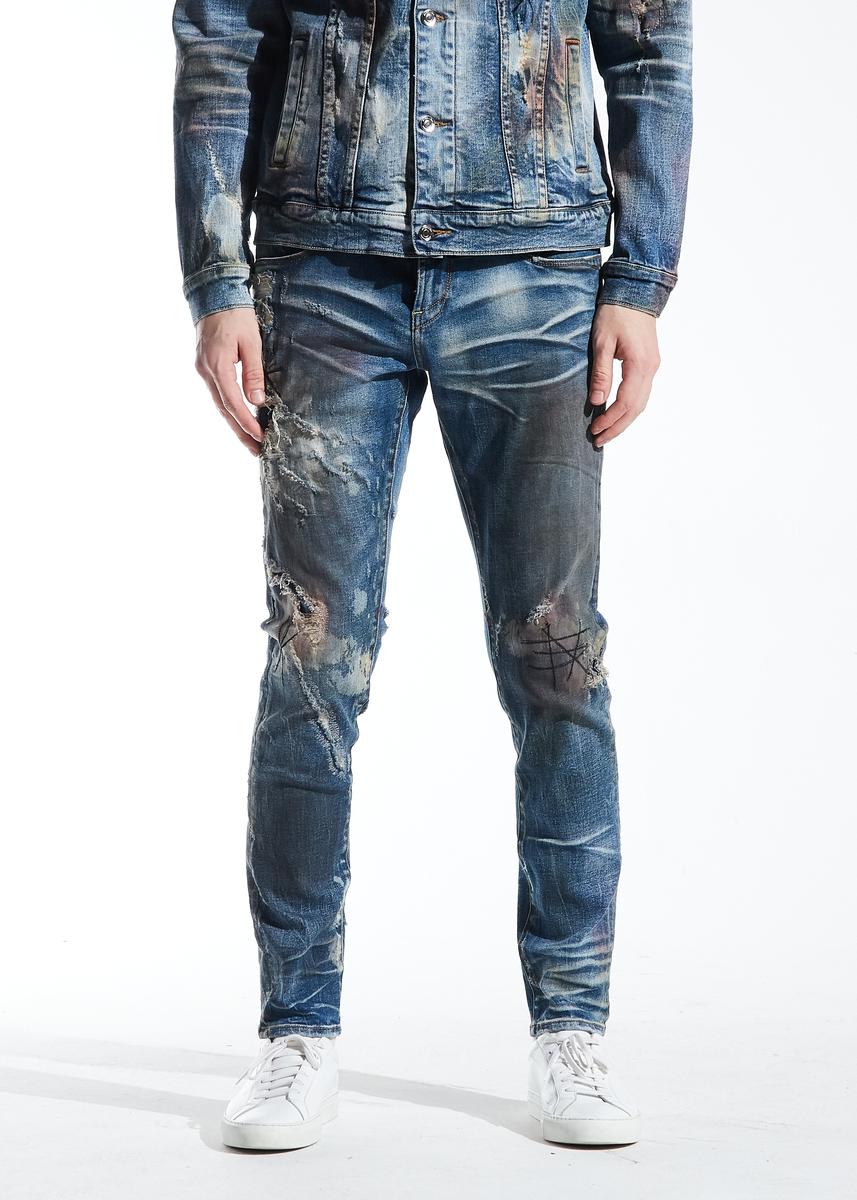 EMBELLISH CLARK STANDARD DENIM (INDIGO PAINT) EMBSP220-115