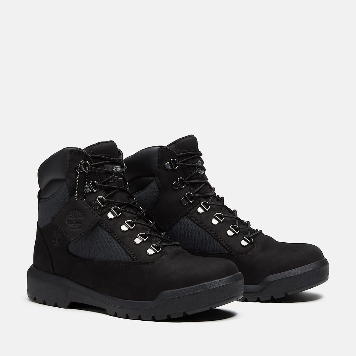 Timberland Men's Waterproof Mid Field Boot (Black Nubuck)