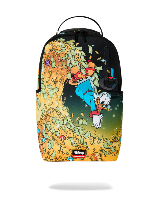 SPRAYGROUND SCROOGE MCDUCK OFFICIAL COLLAB - MONEY RIDER BACKPACK B9078