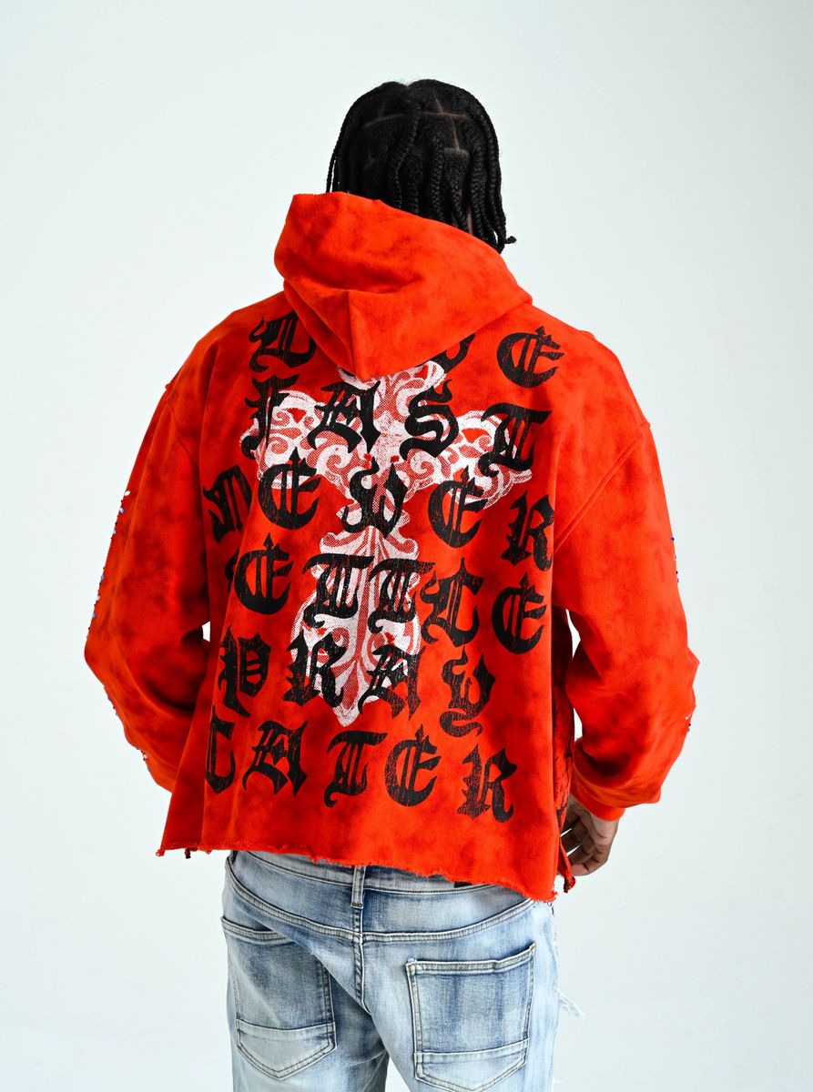 TAKER SAINT HOODIE (RED) T5264