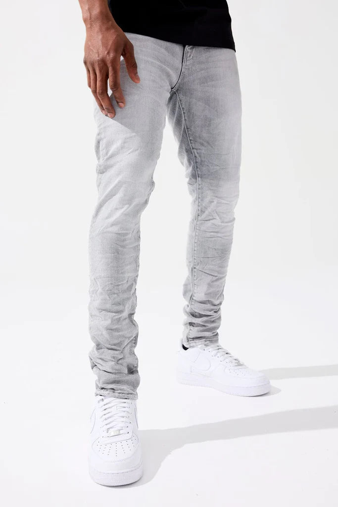 JORDAN CRAIG ROSS - ACE CRINKLED DENIM (ARCTIC GREY) JR1096