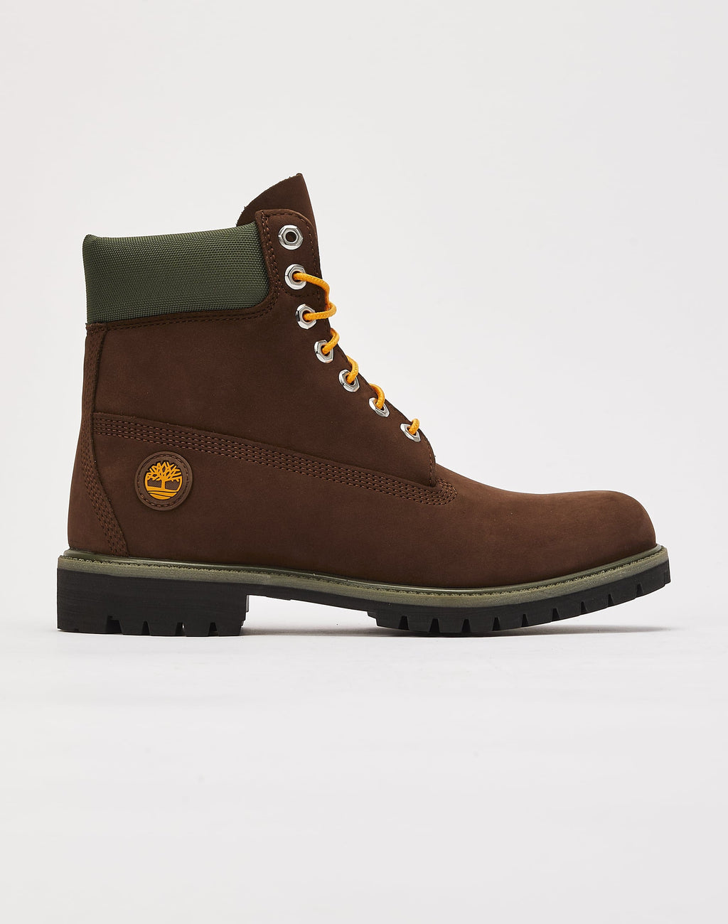 TIMBERLAND PREMIUM 6 INCH WATERPROOF BOOT (DARK BROWN NUBUCK) TB0A2CX8931
