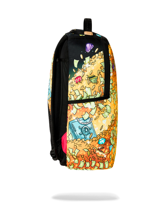 SPRAYGROUND SCROOGE MCDUCK OFFICIAL COLLAB - MONEY RIDER BACKPACK B9078