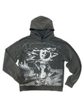 CONCEPT FEAR NO EVIL HOODIE (BLACK WASH) CH_023