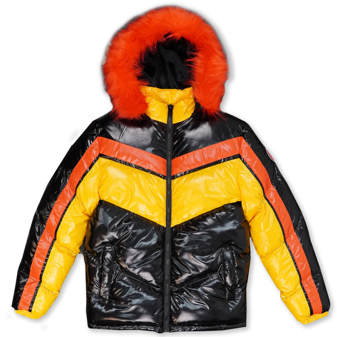 Makobi Michael PU Coated Puffer Jacket M7730