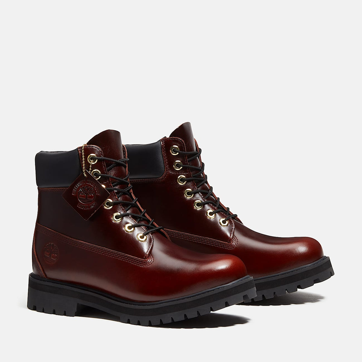 TIMBERLAND HERITAGE 6 INCH WATERPROOF BOOT (BURGANDY FULL GRAIN) TB0A29U2EIW