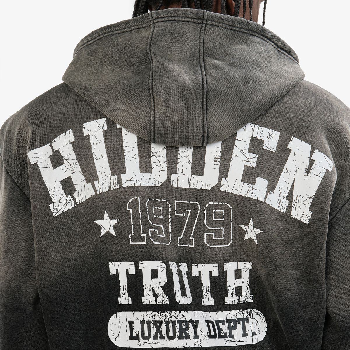 COPPER RIVET HOODIE (BLACK) 631019-BK